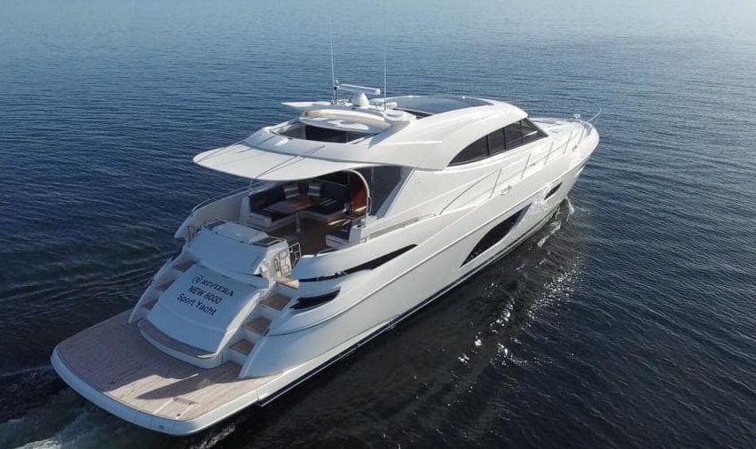 Riviera 6000 Sport Yacht Price Reduced Emerald Pacific Yachts