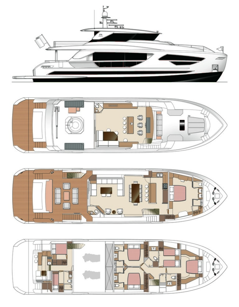 Step Aboard the Horizon FD87 - Emerald Pacific Yachts