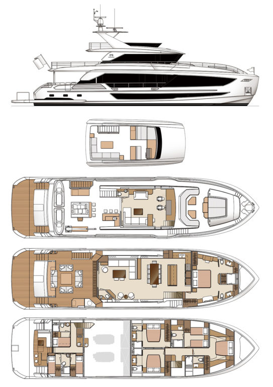 Arriving in 2021 - The Horizon FD92 - Emerald Pacific Yachts