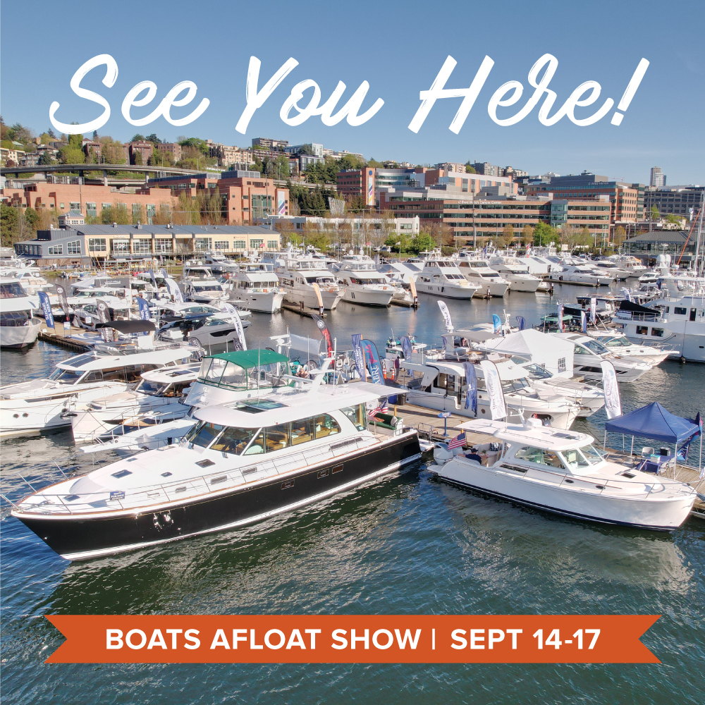 Boats Afloat Show Fall 2023 Emerald Pacific Yachts