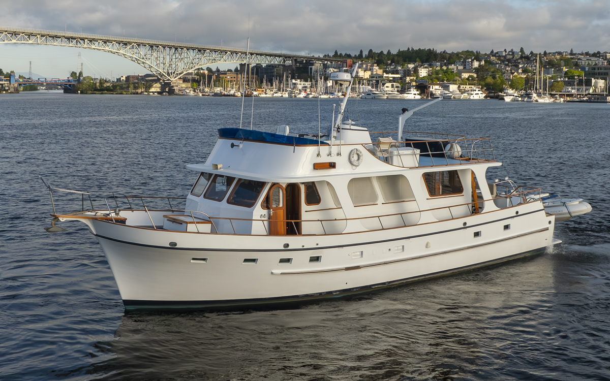 62' Davis Trawler 1979 - 'Knot Bad' - Emerald Pacific Yachts